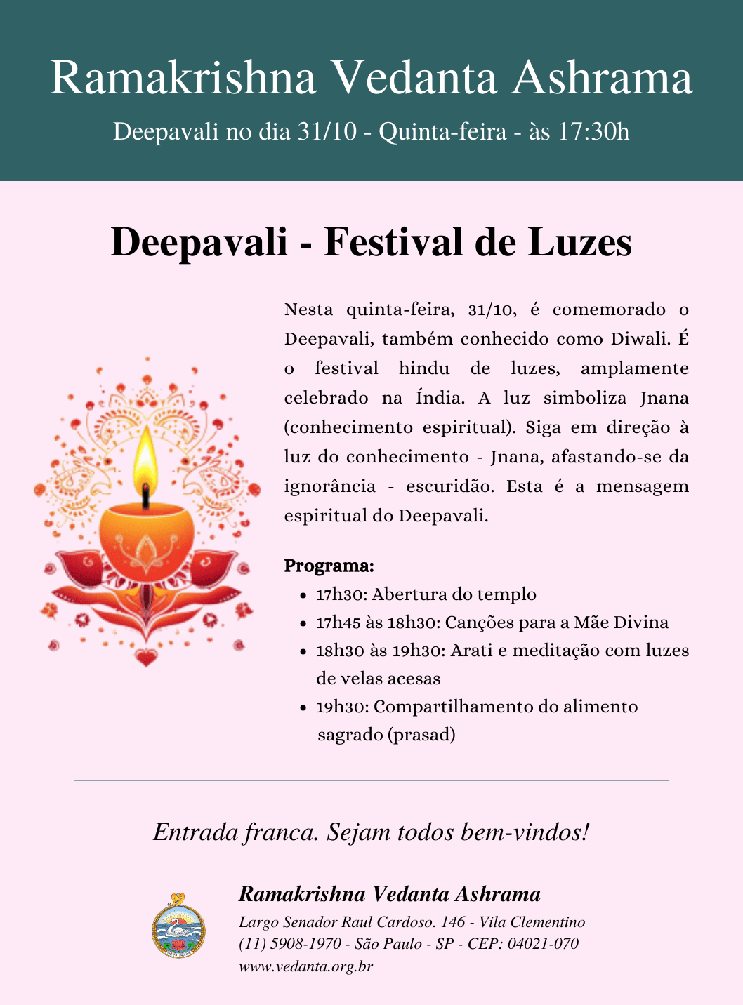 Deepavali - festival de Luzes