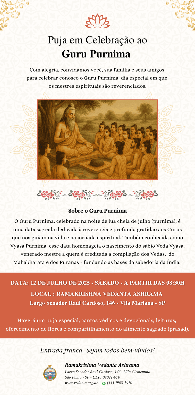 Palestra de quarta - Vedanta
