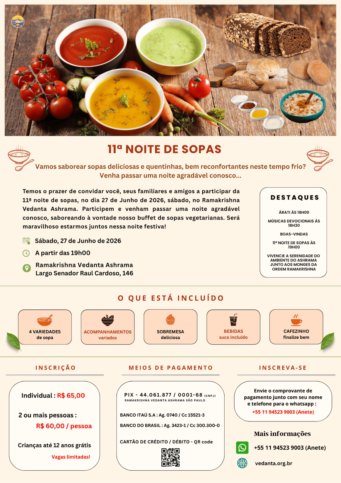 Noite de sopa 2026