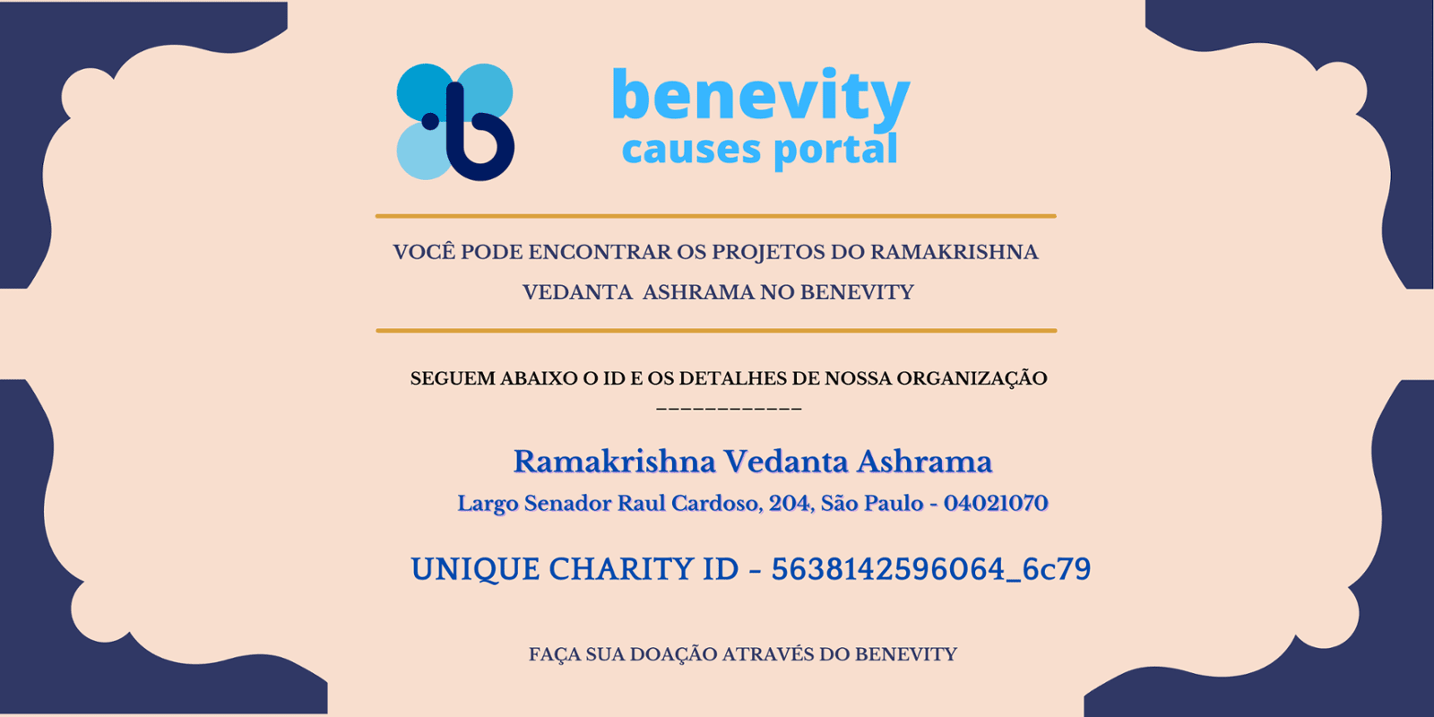 Benevity Ramakrishna Vedanta Ashrama