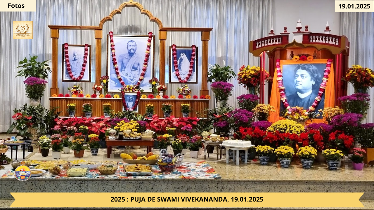 2025 - Puja de Swami Vivekananda