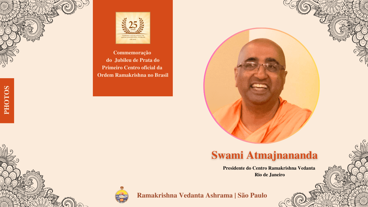25 Anos Vedanta - Swami Atmajnananda