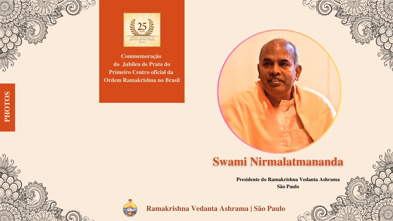 25 Anos Vedanta - Swami Nirmalatmananda