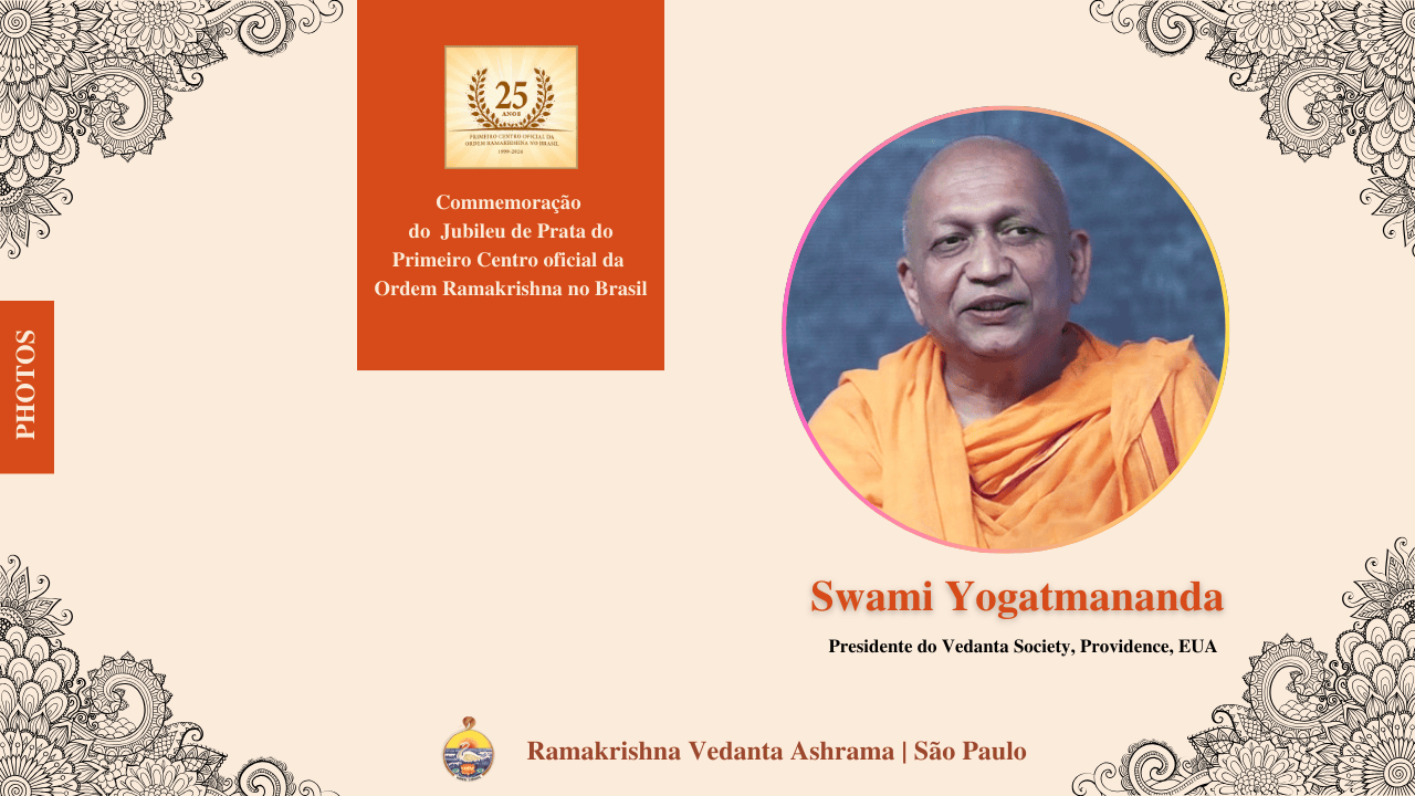 25 Anos Vedanta - Swami Yogatmananda