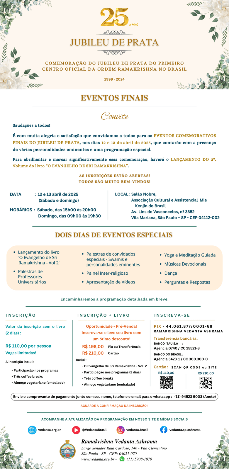 Palestra de quarta - Vedanta